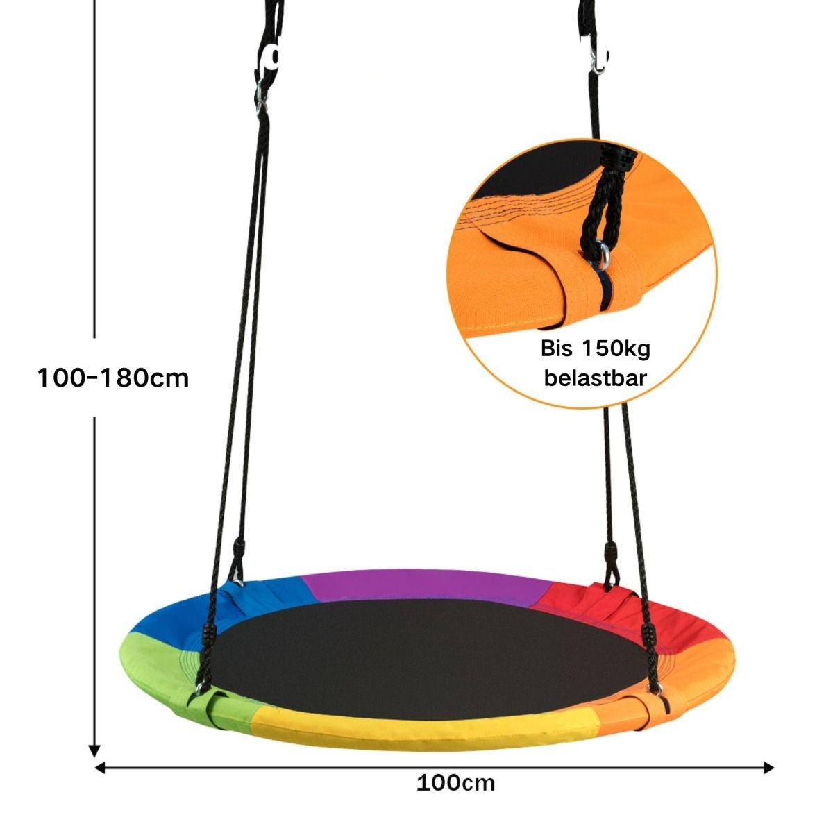 Nestschaukel Gartenschaukel Outdoor Kinderschaukel Bis 150 Kg