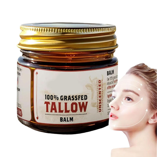 100G Beef Tallow Skincare, Rindertalg Hautpflegecreme, Rindertalg Balm, Beef Tallow Rindertalg Creme Talg Creme Gesicht Nährend Feuchtigkeitsspendend Feuchtigkeitscreme Für Die Körperhaut