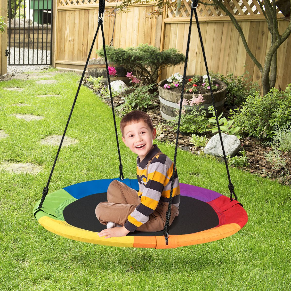 Nestschaukel Gartenschaukel Outdoor Kinderschaukel Bis 150 Kg