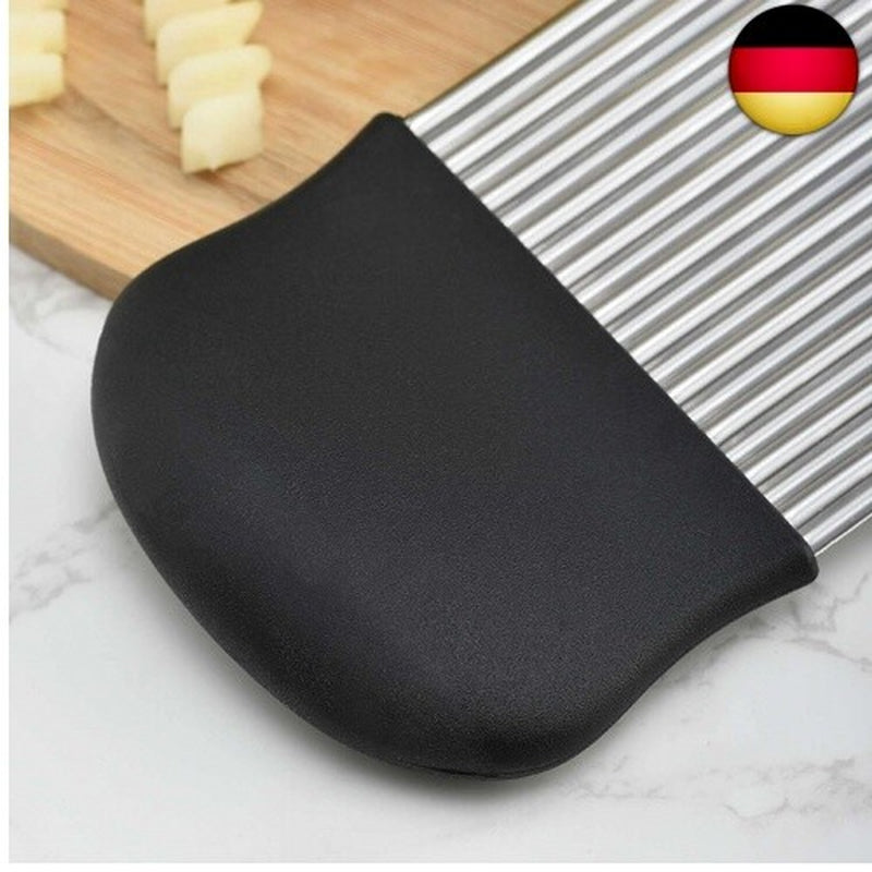 Kunststoff Edelstahl Kartoffel Gemüsehobel, Kartoffel Gewellte Klinge Chip