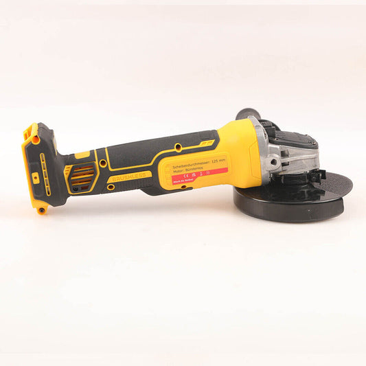21V 125MM Akku Winkelschleifer Trennschleifer Schleifmaschine Flex Mit 2 Akkus