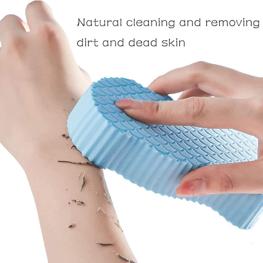 Ultra Soft Bath Body Shower Sponge,3 Stück Peeling Badeschwamm Exfoliating Bath Sponge Körper Peeling-Schwamm Tote Haut Entfernen Handbrause Massage Für Frauen,Männer,Kind