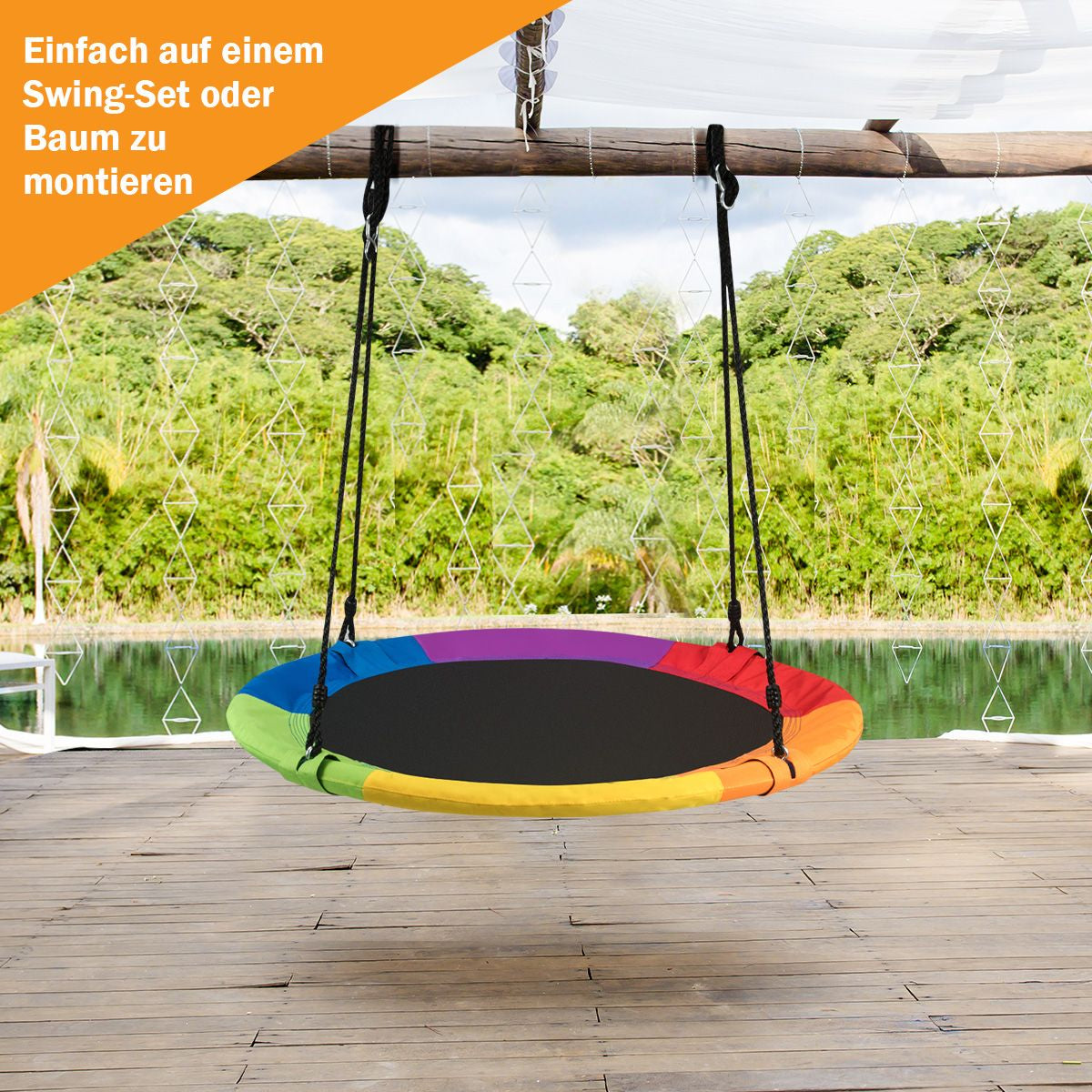 Nestschaukel Gartenschaukel Outdoor Kinderschaukel Bis 150 Kg