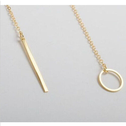 Damen Halskette Edelstahl Vergoldet Kette Collier Halsband Schmuck Neu