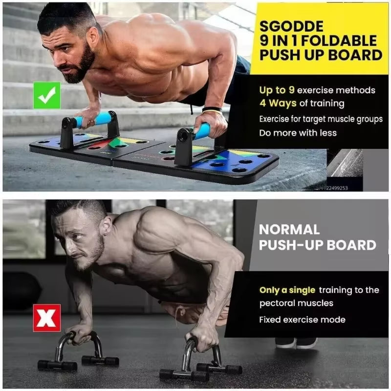 13-Function Push-Up Board Portable Home Professional Fitness Equipment Abdominal Enhancement Push-Up Stands Musclebuilding Tools