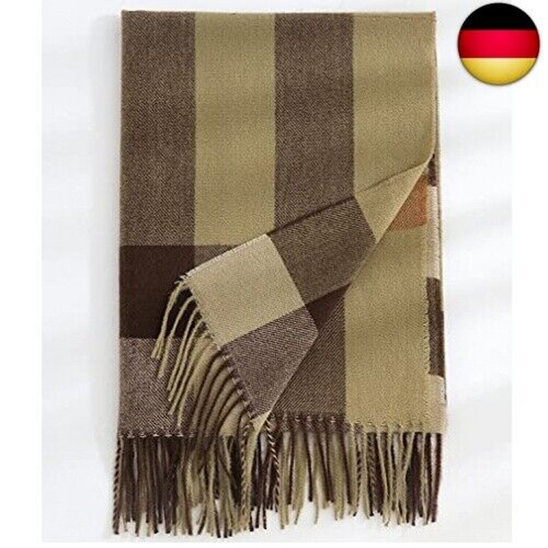 HYUET Winter Pashmina Schal Schal Damen Plaid Elegant Lange Weiche Warme