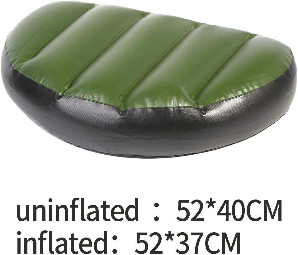 Aufblasbare Sitzkissen Für Schlauchboot, Angeln Sitzkissen, PVC Aufblasbare Fischerbootsitze Für Camping Im Freien Und Verschiedene Wasseraktivitäten (Grün)