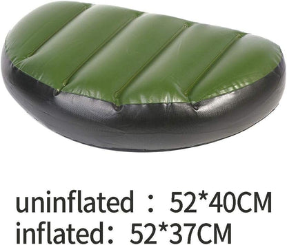 Aufblasbare Sitzkissen Für Schlauchboot, Angeln Sitzkissen, PVC Aufblasbare Fischerbootsitze Für Camping Im Freien Und Verschiedene Wasseraktivitäten (Grün)