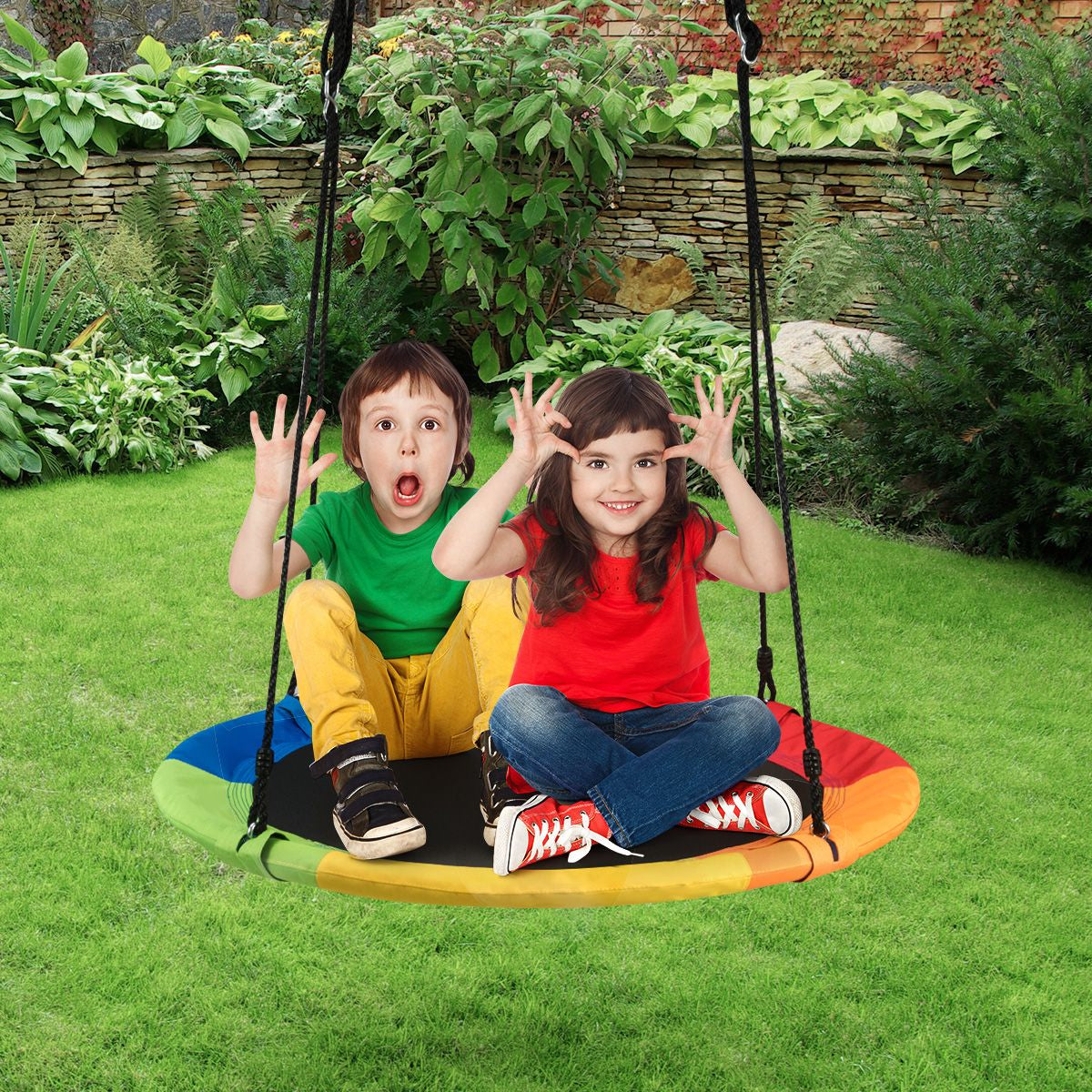 Nestschaukel Gartenschaukel Outdoor Kinderschaukel Bis 150 Kg