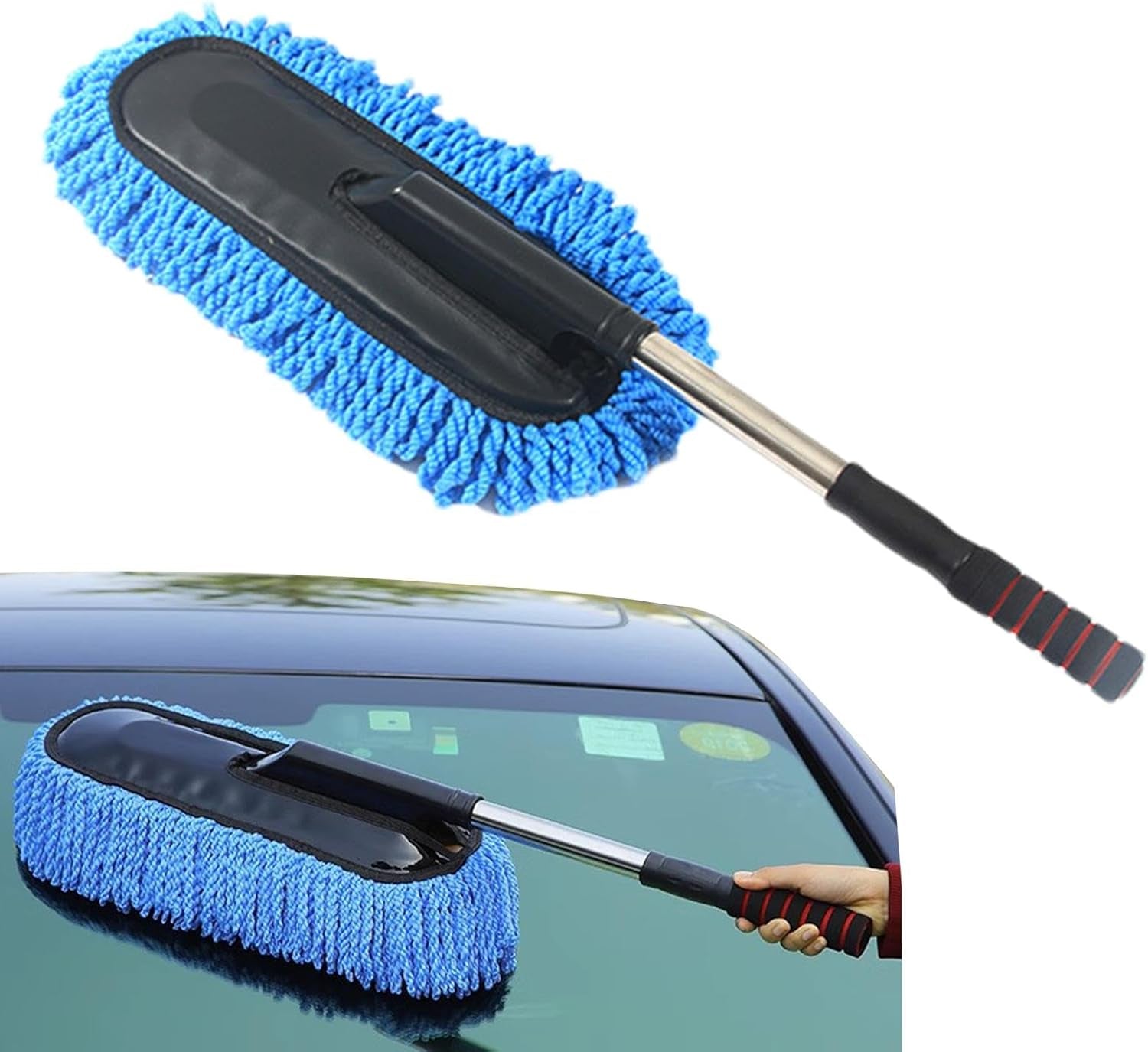 Auto-Staubwedel | Auto-Innenreinigungswerkzeug | Staubstab Für Autos, Fahrzeugwartungs-Staubwedel, Auto-Detailing-Bürste, Auto-Außen-Staubwedel, Staubreinigungswerkzeug Für Autos, Staubentfernerbürste