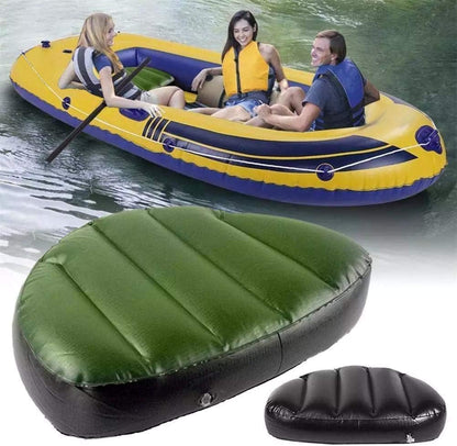 Aufblasbare Sitzkissen Für Schlauchboot, Angeln Sitzkissen, PVC Aufblasbare Fischerbootsitze Für Camping Im Freien Und Verschiedene Wasseraktivitäten (Grün)