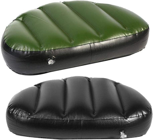 Aufblasbare Sitzkissen Für Schlauchboot, Angeln Sitzkissen, PVC Aufblasbare Fischerbootsitze Für Camping Im Freien Und Verschiedene Wasseraktivitäten (Grün)