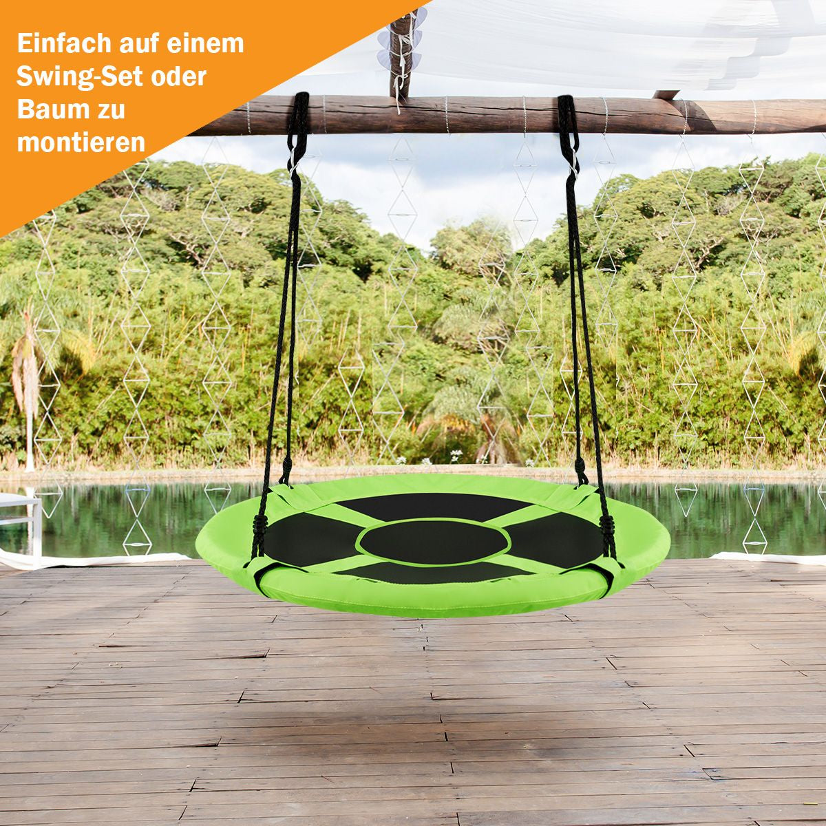 Nestschaukel Gartenschaukel Outdoor Kinderschaukel Bis 150 Kg