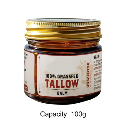 100G Beef Tallow Skincare, Rindertalg Hautpflegecreme, Rindertalg Balm, Beef Tallow Rindertalg Creme Talg Creme Gesicht Nährend Feuchtigkeitsspendend Feuchtigkeitscreme Für Die Körperhaut