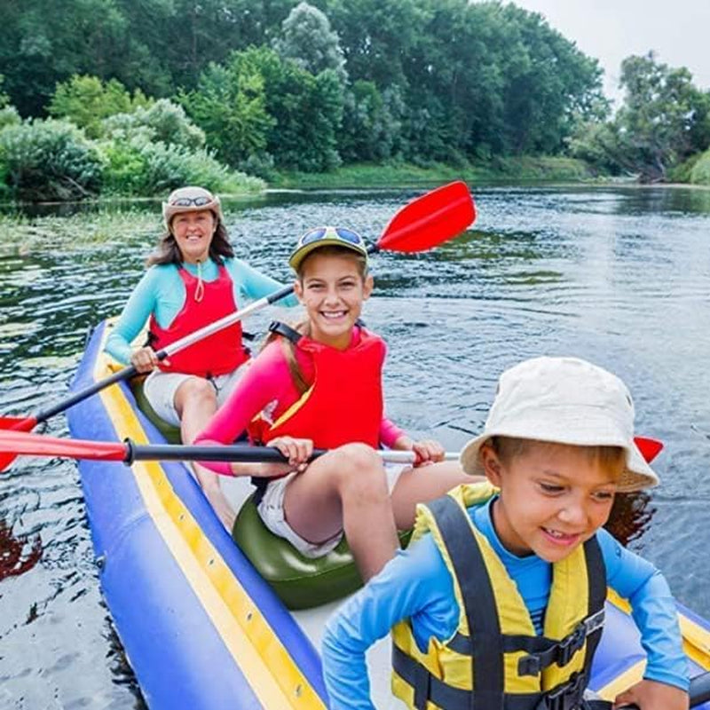Aufblasbare Sitzkissen Für Schlauchboot, Angeln Sitzkissen, PVC Aufblasbare Fischerbootsitze Für Camping Im Freien Und Verschiedene Wasseraktivitäten (Grün)