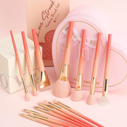 Ducare 14PCS Makeup Pinsel Set, Kosmetikpinsel Makeup Pinsel Set Mit Geschenkbox, Perfektes Valentinstag/Muttertag/Geburtstag Geschenk