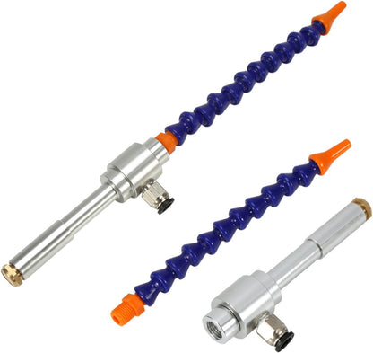 Kaltluftpistole, 130 Mm Trockenkühlung Luftstrommaschine Kühlmittel Schmierspray System Mit Flexiblem Rohr Für Schweißen Kleben Abdichten