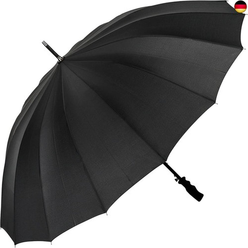 VON LILIENFELD Regenschirm XXL Durchmesser 120 Cm Partnerschirm Auf-Automatik