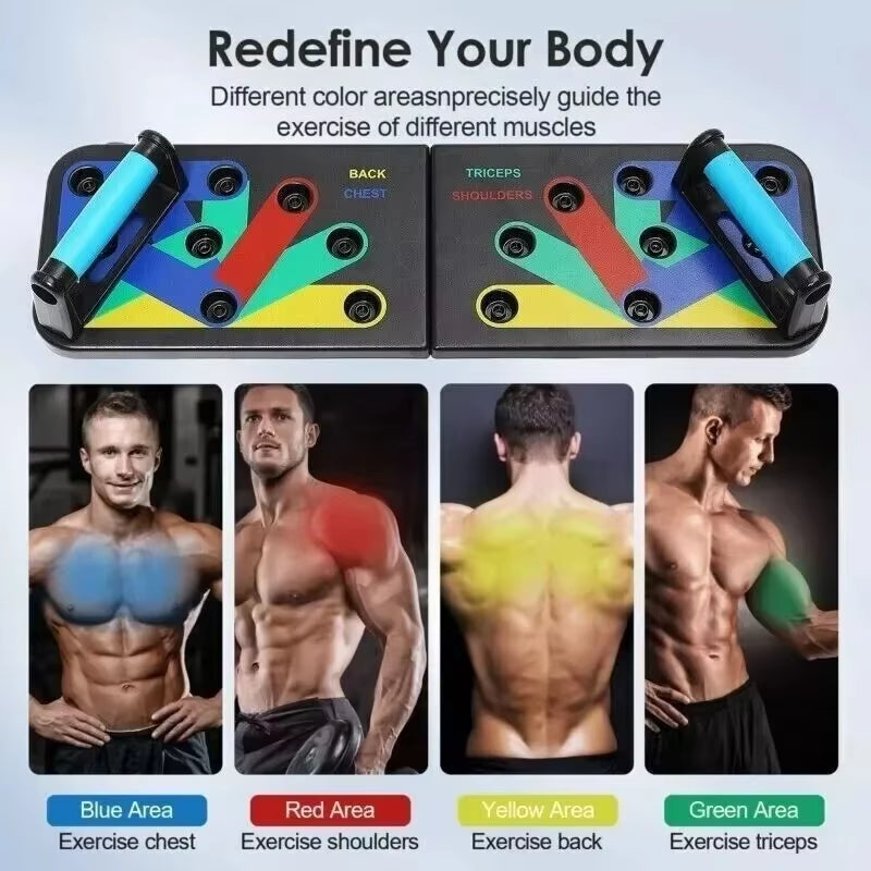 13-Function Push-Up Board Portable Home Professional Fitness Equipment Abdominal Enhancement Push-Up Stands Musclebuilding Tools