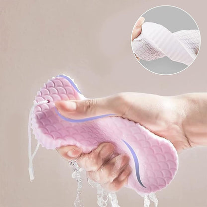 Ultra Soft Bath Body Shower Sponge,3 Stück Peeling Badeschwamm Exfoliating Bath Sponge Körper Peeling-Schwamm Tote Haut Entfernen Handbrause Massage Für Frauen,Männer,Kind
