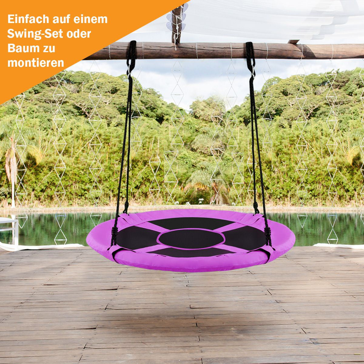 Nestschaukel Gartenschaukel Outdoor Kinderschaukel Bis 150 Kg