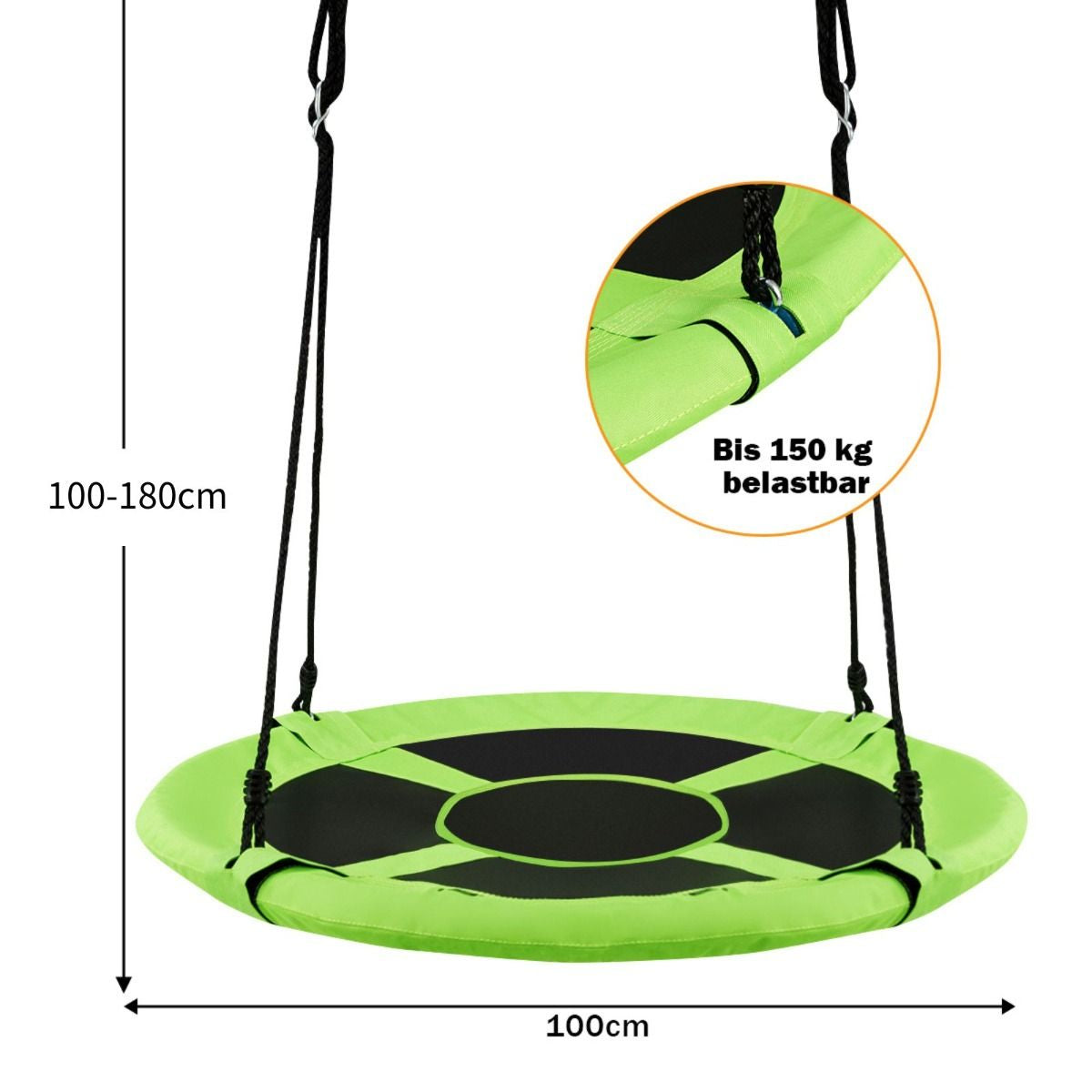 Nestschaukel Gartenschaukel Outdoor Kinderschaukel Bis 150 Kg