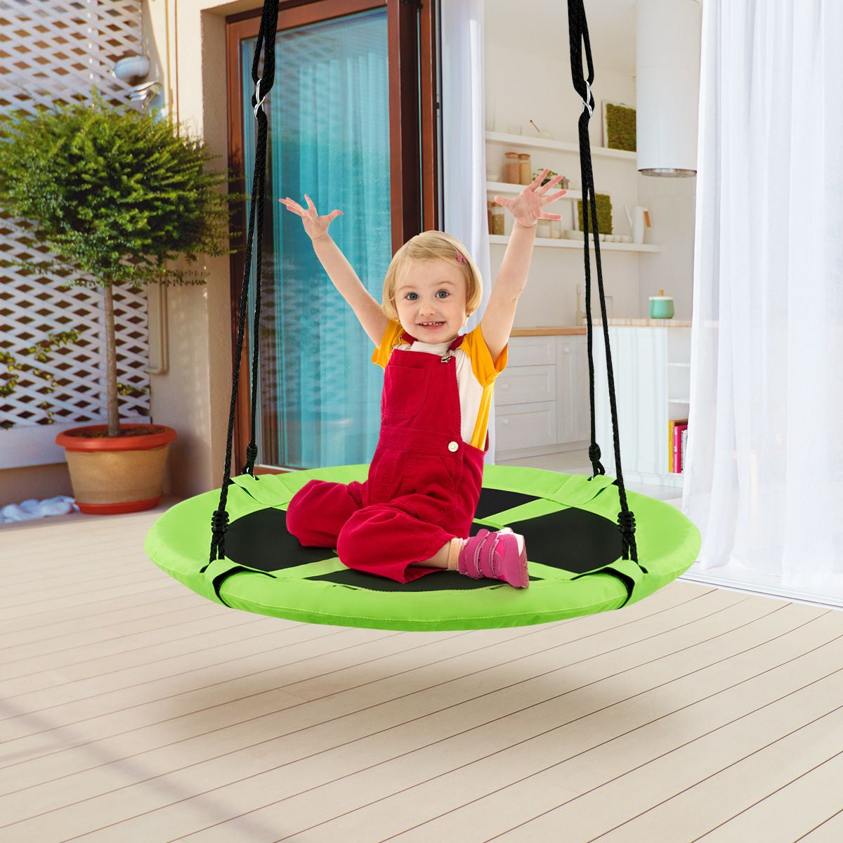 Nestschaukel Gartenschaukel Outdoor Kinderschaukel Bis 150 Kg