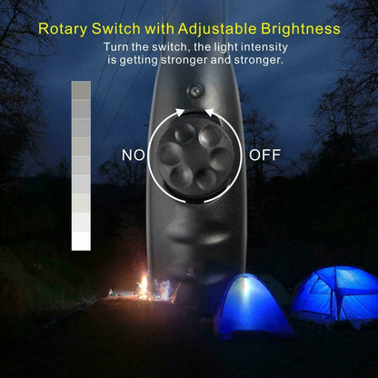 USB Rechargeable Work Light Magnetic LED Flashlight Flexible Cordless Torch Automotive Inspection Emergency Light 2 PACK