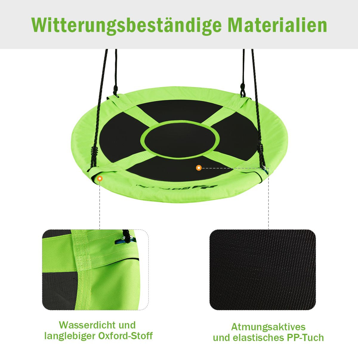 Nestschaukel Gartenschaukel Outdoor Kinderschaukel Bis 150 Kg