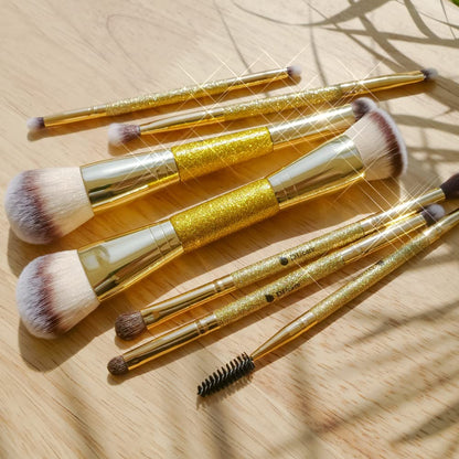 Ducare Foundation Pinsel - Kontur Bronzer Makeup Pinsel Make up Pinsel Beidseitig Für Blending Liquid Powder Concealer Creme Kosmetik Blush Buffe