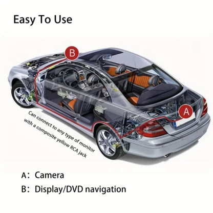 Rear View Camera Car Camera Base  Degree Viewing Angle Metal Waterproof DE