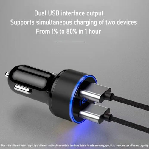 Zigarettenanzunder 2 USB Ladegerat Auto PKW KFZ LKW Adapter Handy Ladestecker DE