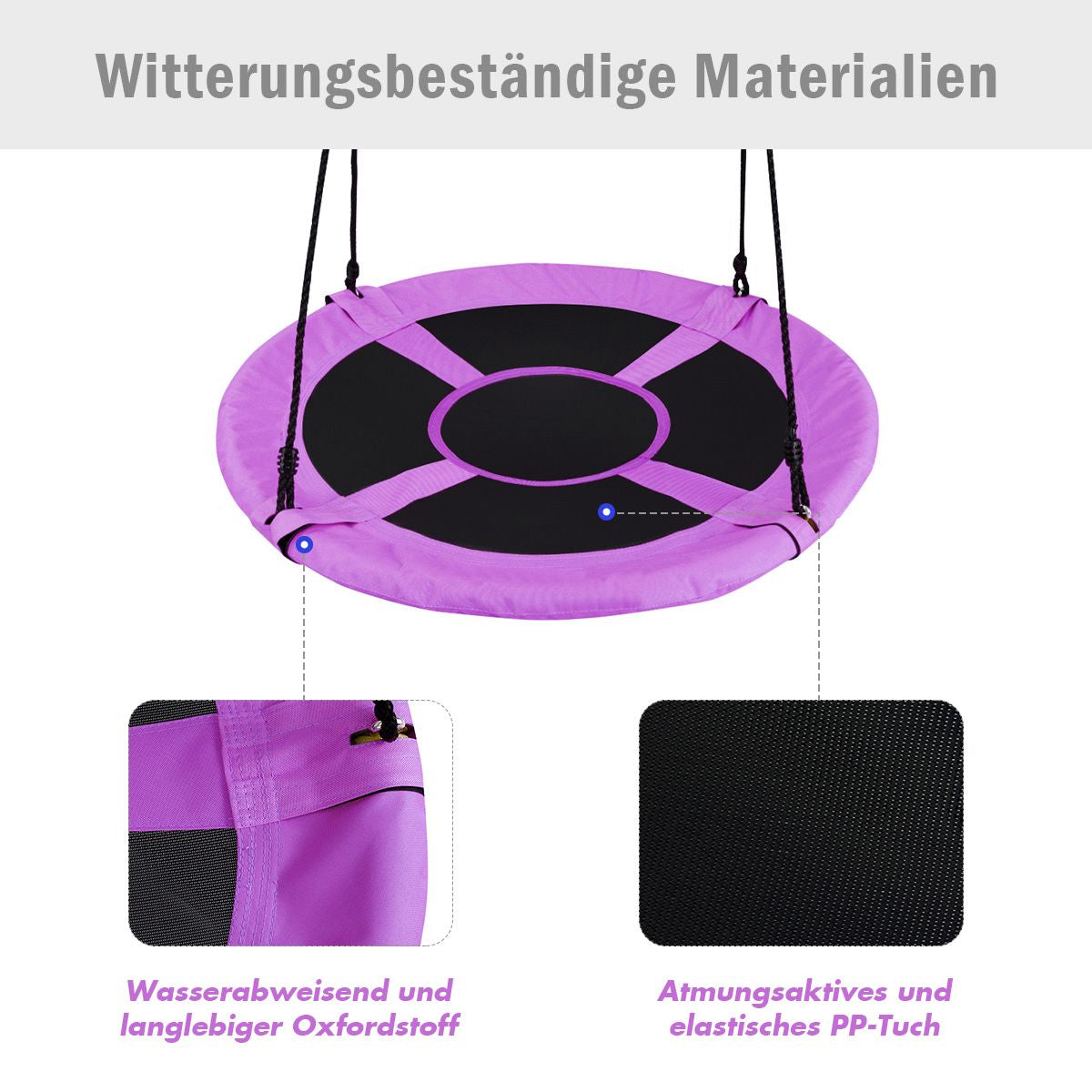 Nestschaukel Gartenschaukel Outdoor Kinderschaukel Bis 150 Kg