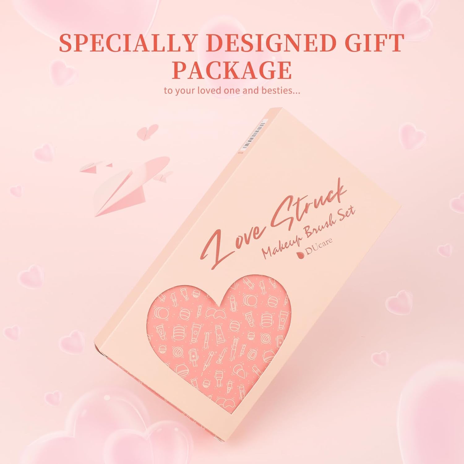 Ducare 14PCS Makeup Pinsel Set, Kosmetikpinsel Makeup Pinsel Set Mit Geschenkbox, Perfektes Valentinstag/Muttertag/Geburtstag Geschenk