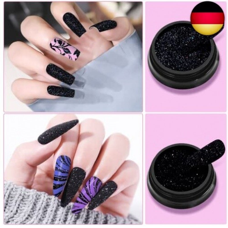 Kiiwah 6 Farben Nagelglitzer, Glitzer Für Nägel Schimmernder Zucker Effek, 3D N