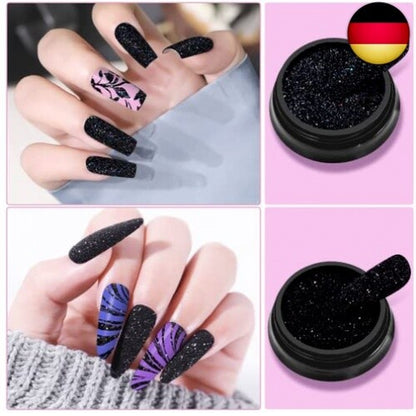Kiiwah 6 Farben Nagelglitzer, Glitzer Für Nägel Schimmernder Zucker Effek, 3D N