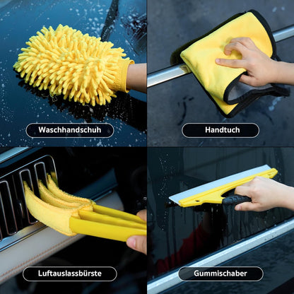 20 Stück Autopflege Set, Auto Reinigungsset, Auto Detailing Pinsel Auto Waschset Für Auto Reinigung Innenraum Und Außen