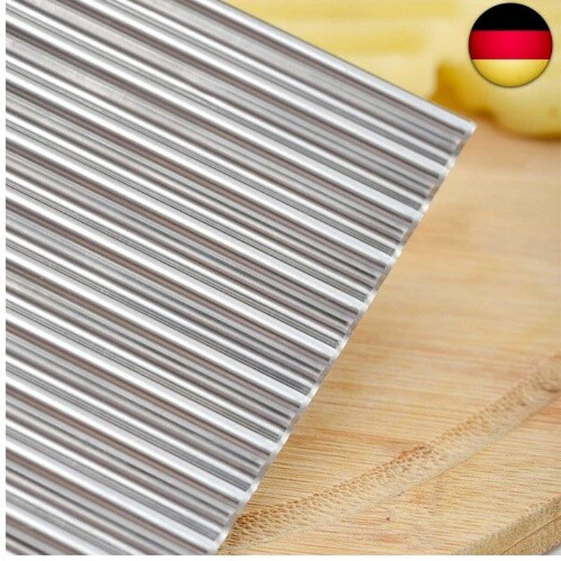 Kunststoff Edelstahl Kartoffel Gemüsehobel, Kartoffel Gewellte Klinge Chip