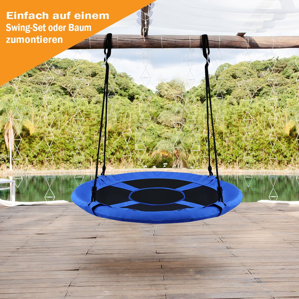 Nestschaukel Gartenschaukel Outdoor Kinderschaukel Bis 150 Kg