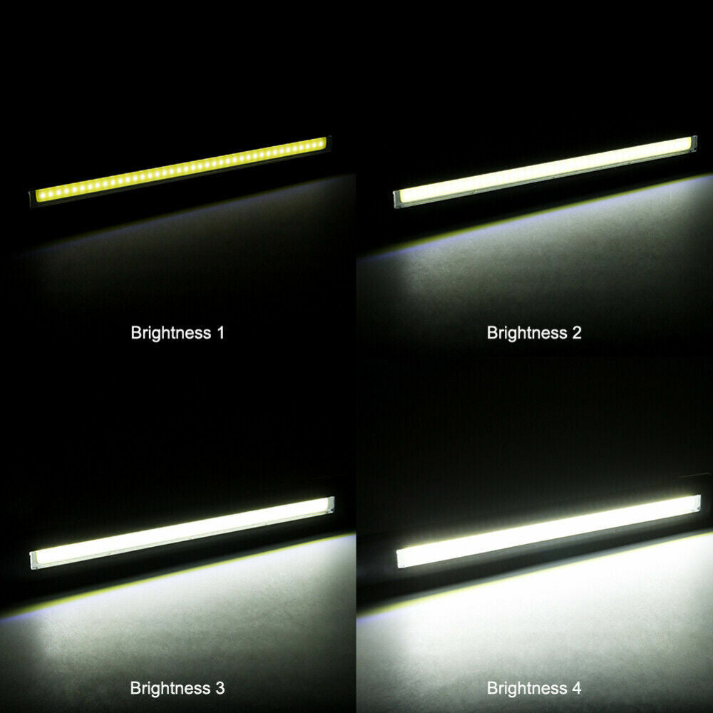 USB Rechargeable Work Light Magnetic LED Flashlight Flexible Cordless Torch Automotive Inspection Emergency Light 2 PACK