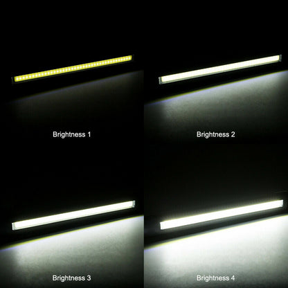 USB Rechargeable Work Light Magnetic LED Flashlight Flexible Cordless Torch Automotive Inspection Emergency Light 2 PACK